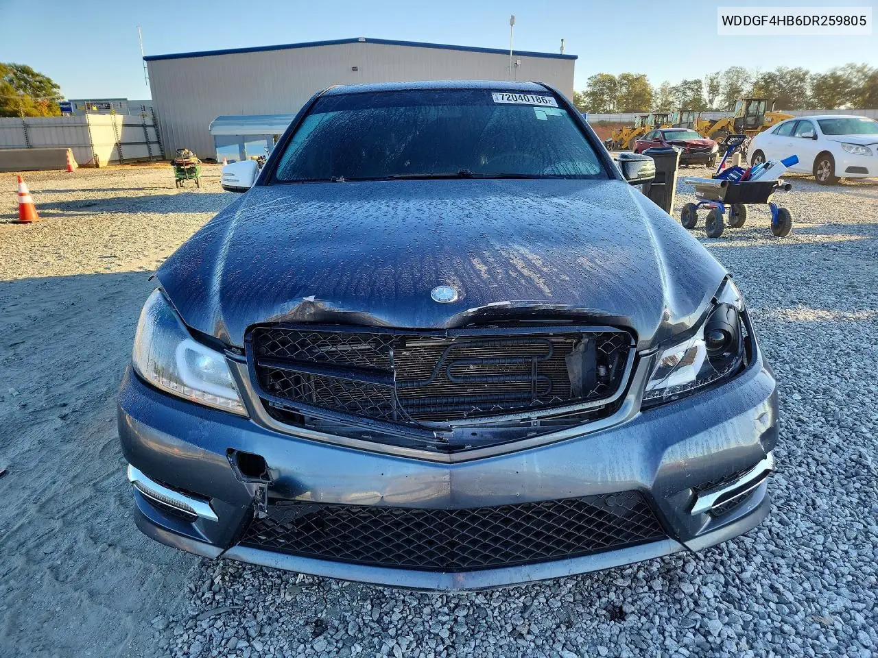 2013 MERCEDES C-KLASSE VIN WDDGF4HB6DR259805 — фото 5