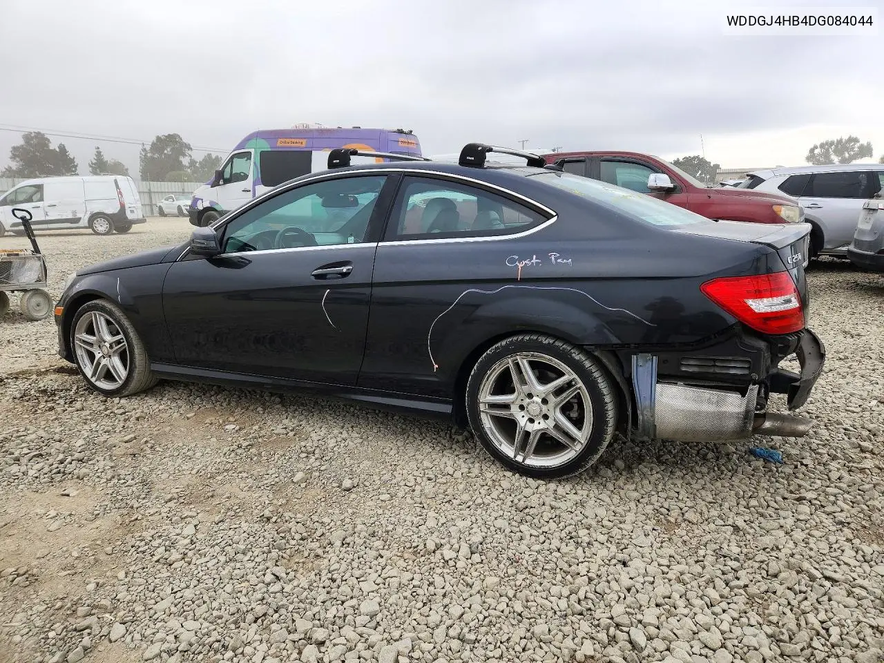 2013 MERCEDES C-KLASSE VIN WDDGJ4HB4DG084044 — фото 2
