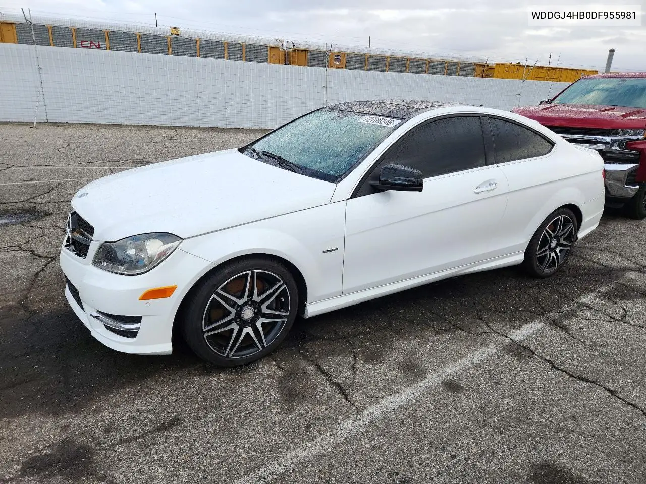 MERCEDES C-KLASSE 2013, VIN WDDGJ4HB0DF955981