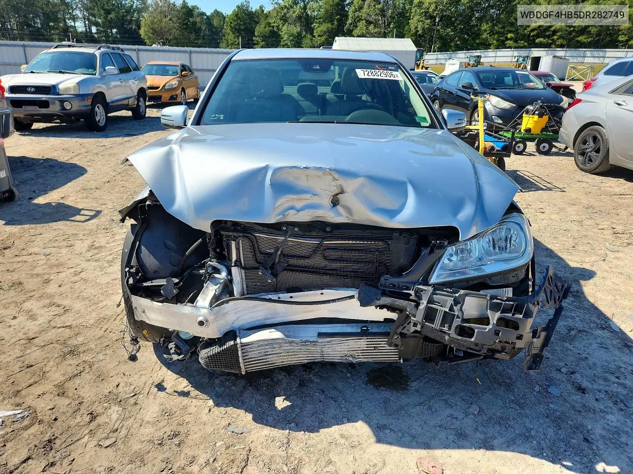 2013 MERCEDES C-KLASSE VIN WDDGF4HB5DR282749 — фото 5