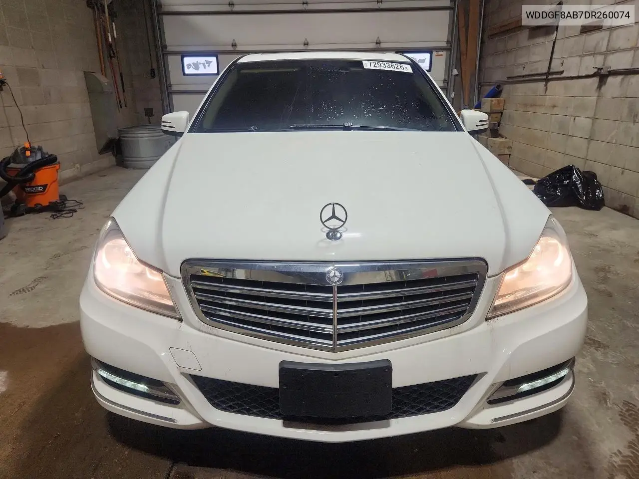 2013 MERCEDES C-KLASSE VIN WDDGF8AB7DR260074 — фото 5