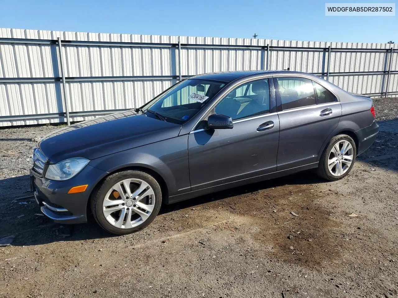 MERCEDES C-KLASSE 2013, VIN WDDGF8AB5DR287502