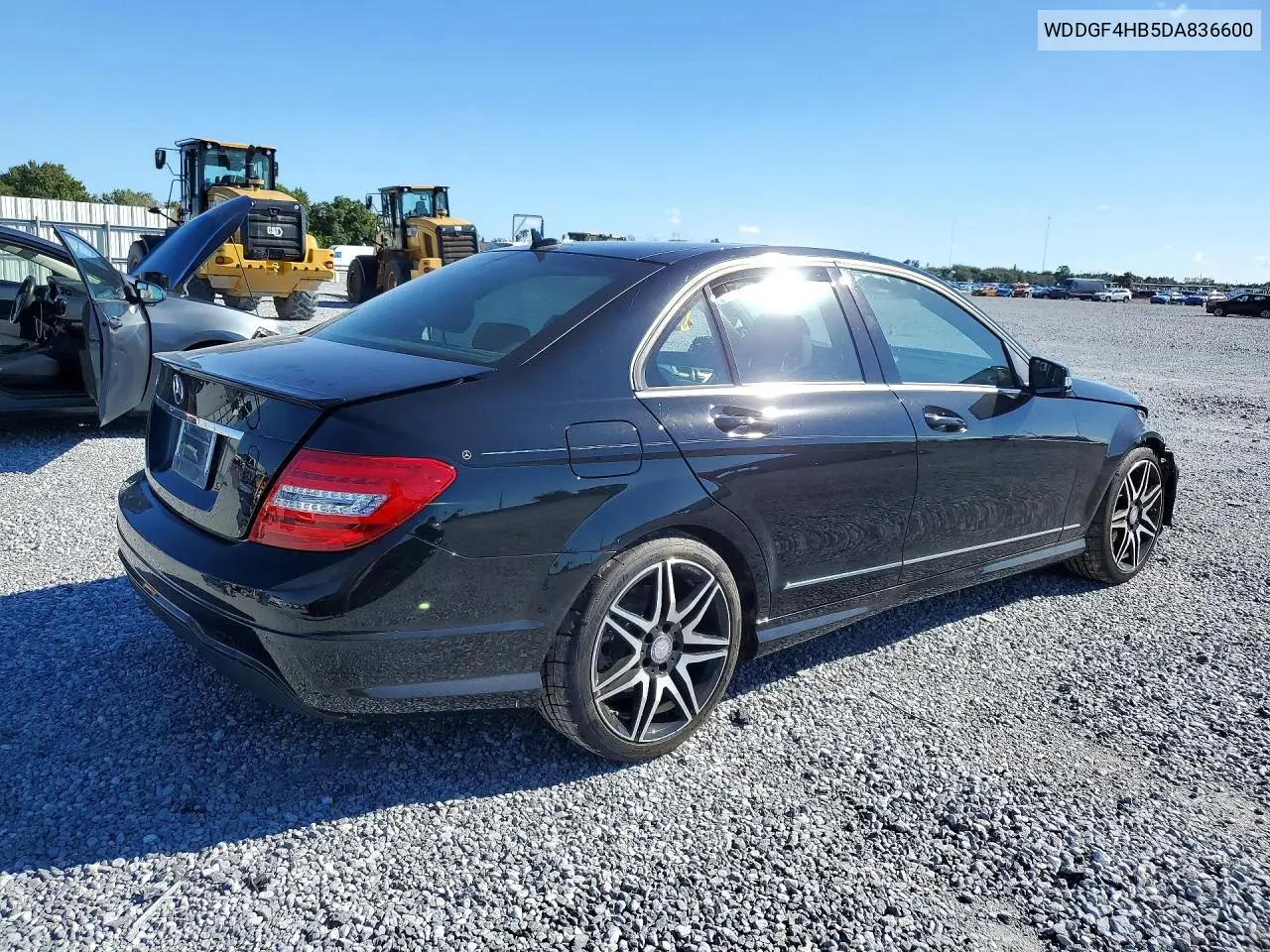 2013 MERCEDES C-KLASSE VIN WDDGF4HB5DA836600 — фото 3