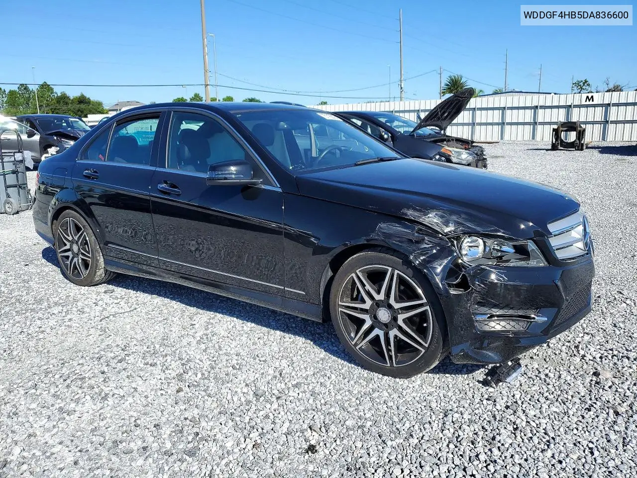 2013 MERCEDES C-KLASSE VIN WDDGF4HB5DA836600 — фото 4