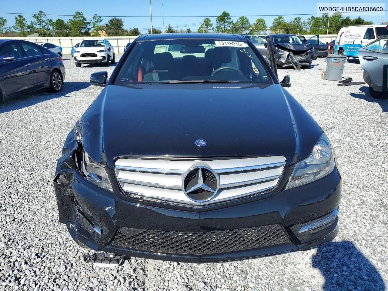 2013 MERCEDES C-KLASSE VIN WDDGF4HB5DA836600 — фото 5