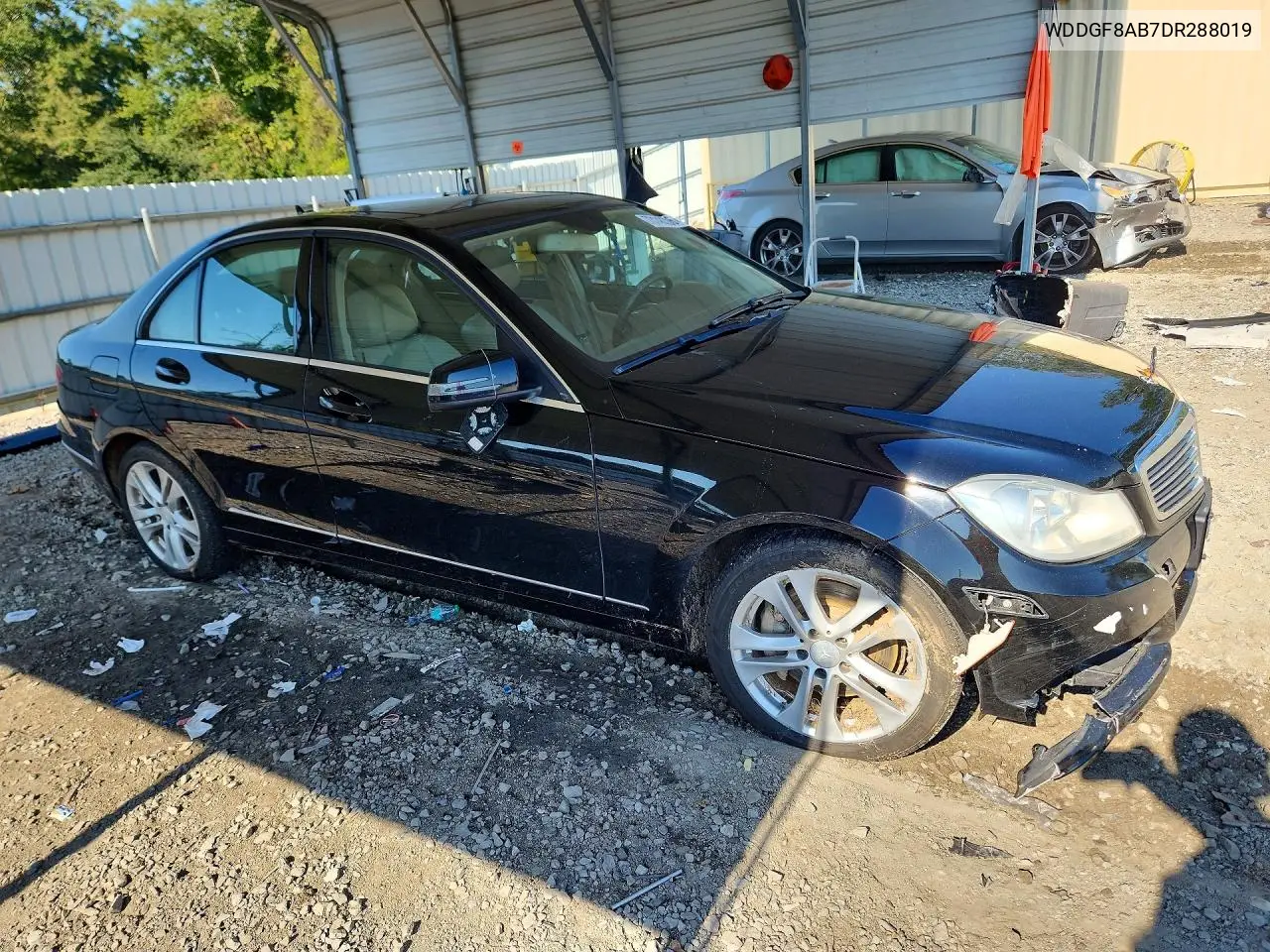 2013 MERCEDES C-KLASSE VIN WDDGF8AB7DR288019 — фото 4