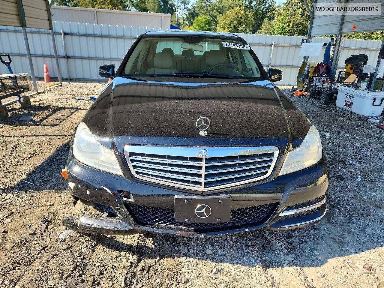 2013 MERCEDES C-KLASSE VIN WDDGF8AB7DR288019 — фото 5
