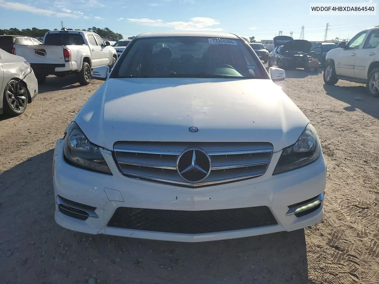 2013 MERCEDES C-KLASSE VIN WDDGF4HBXDA864540 — фото 5