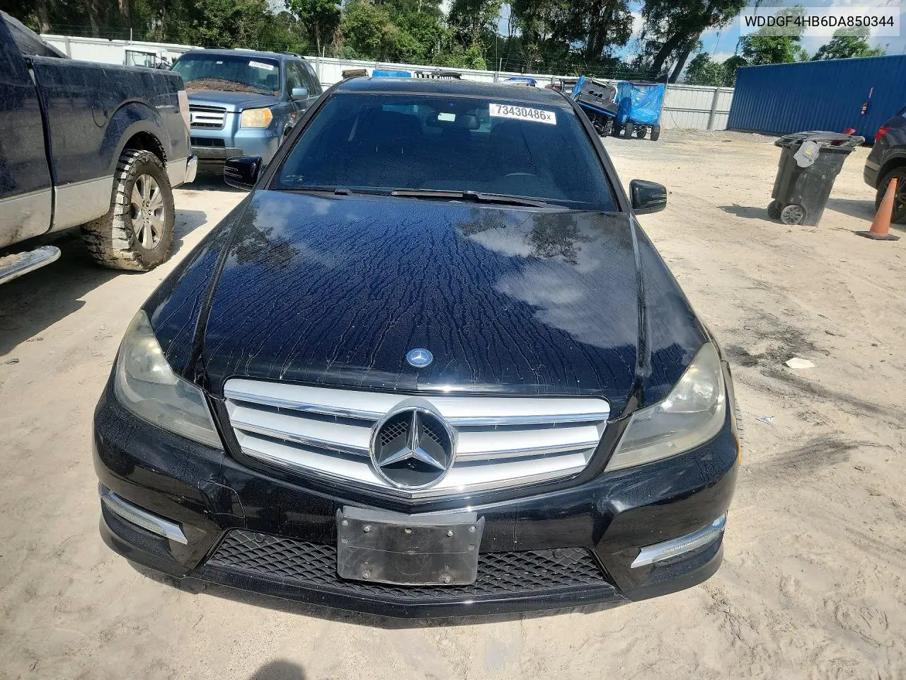 2013 MERCEDES C-KLASSE VIN WDDGF4HB6DA850344 — фото 5