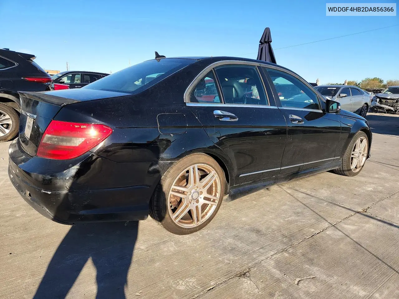 2013 MERCEDES C-KLASSE VIN WDDGF4HB2DA856366 — фото 3