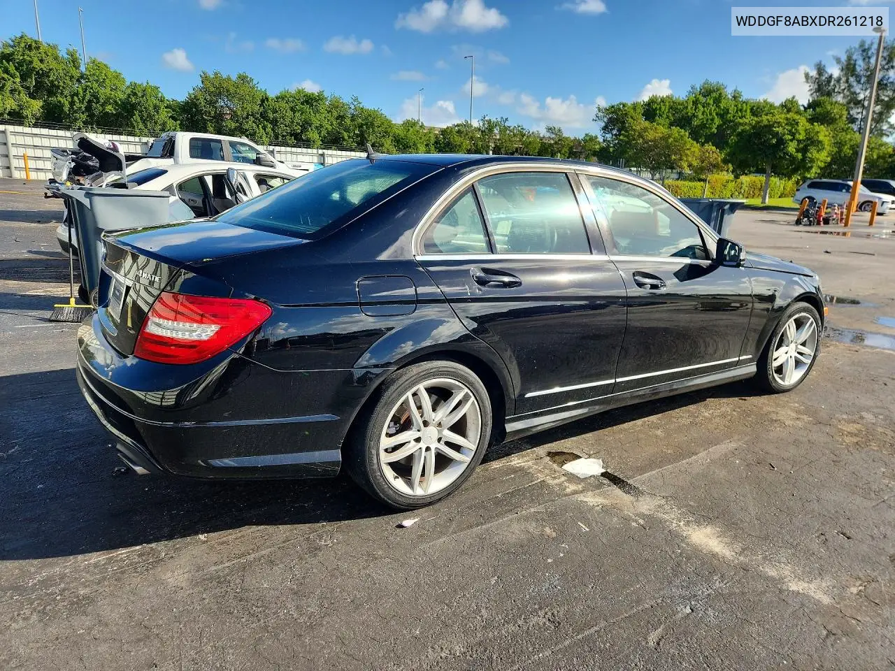 2013 MERCEDES C-KLASSE VIN WDDGF8ABXDR261218 — фото 3