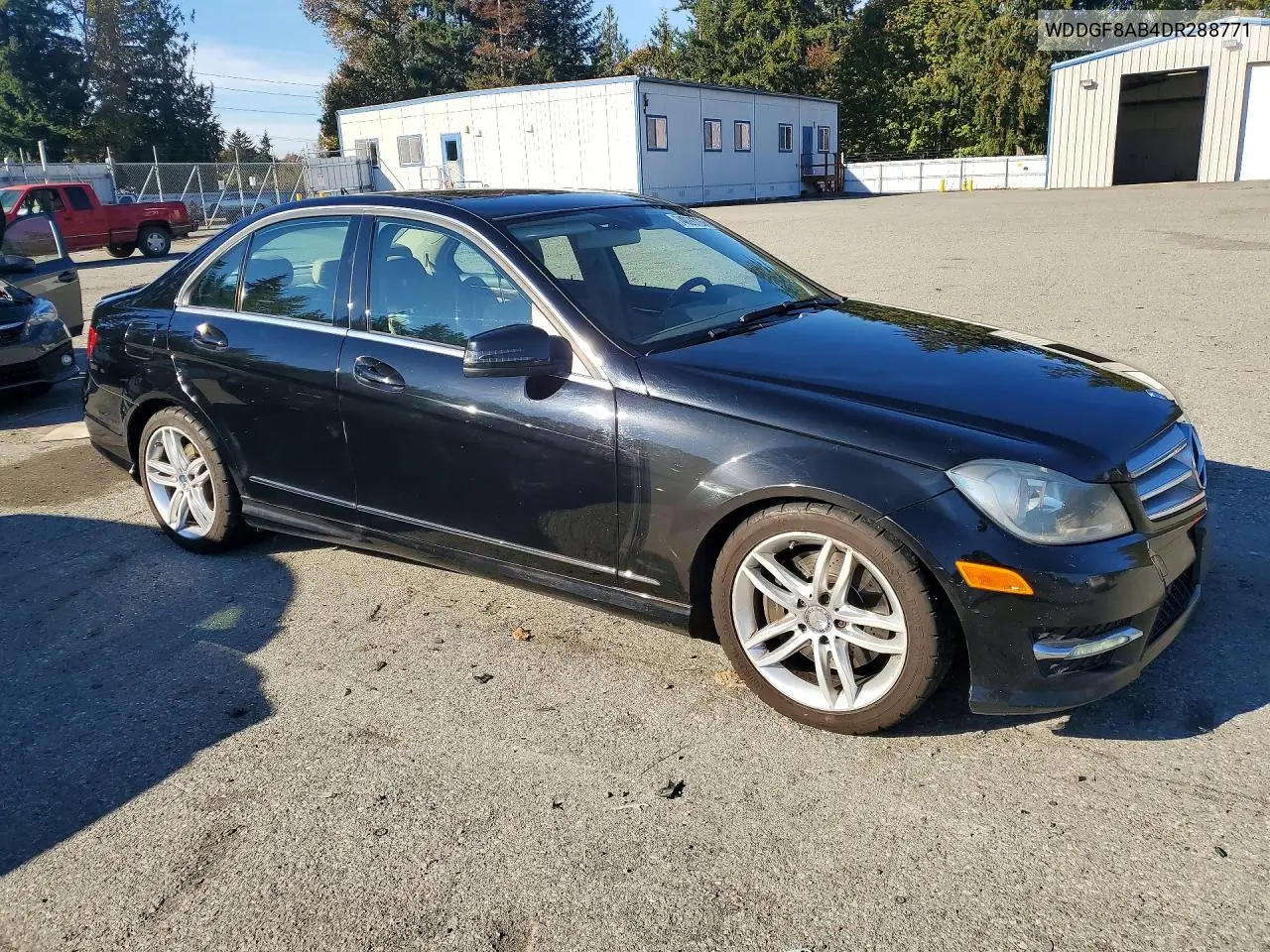 2013 MERCEDES C-KLASSE VIN WDDGF8AB4DR288771 — фото 4