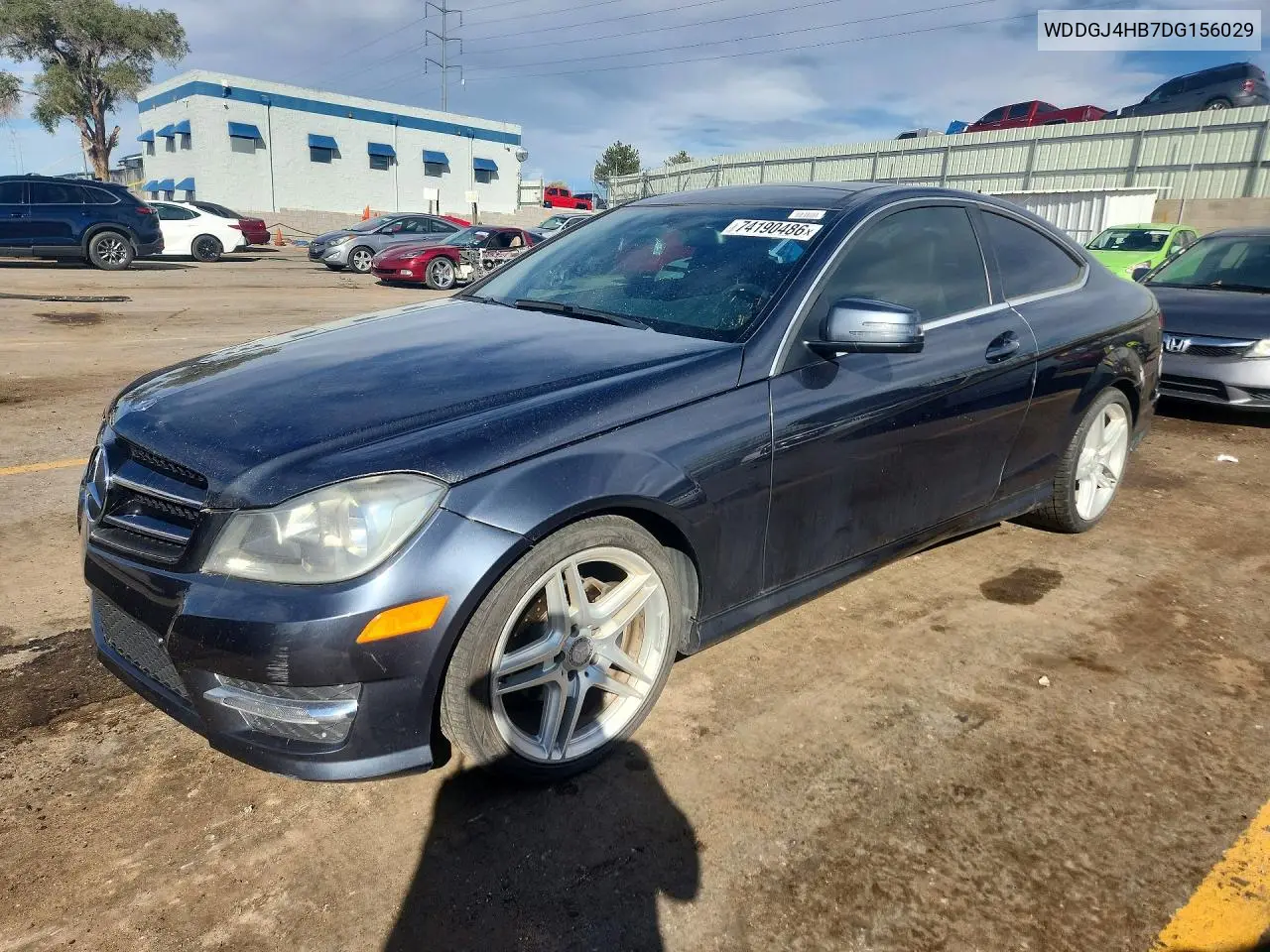MERCEDES C-KLASSE 2013, VIN WDDGJ4HB7DG156029