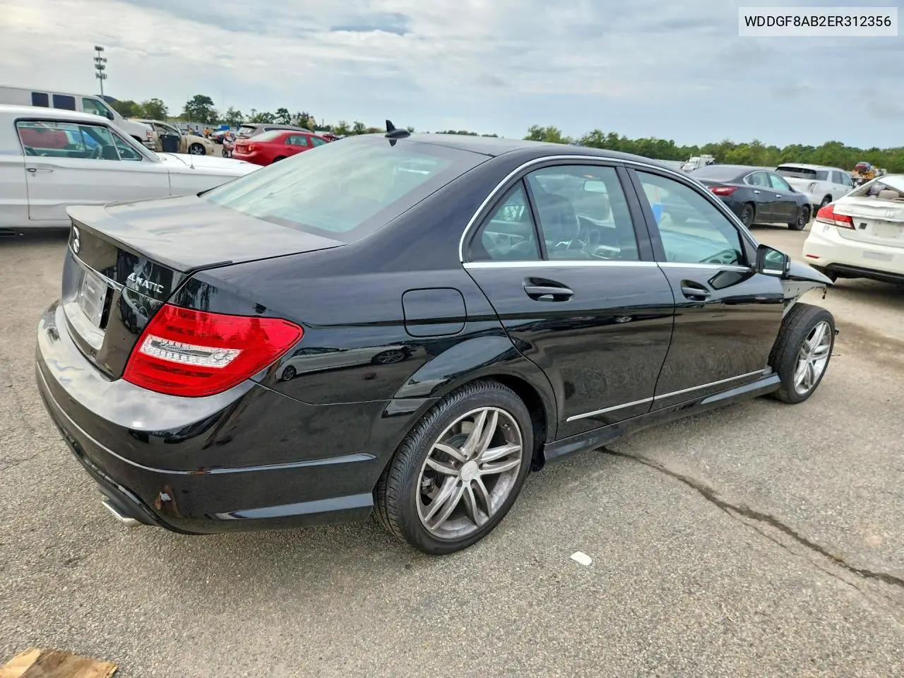 2014 MERCEDES C-KLASSE VIN WDDGF8AB2ER312356 — фото 3