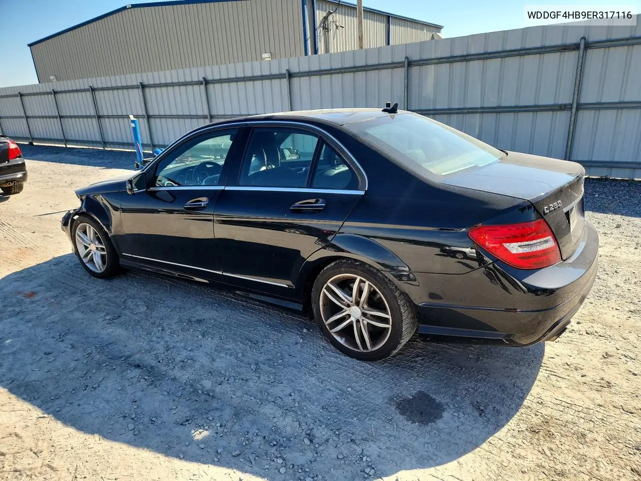2014 MERCEDES C-KLASSE VIN WDDGF4HB9ER317116 — фото 2