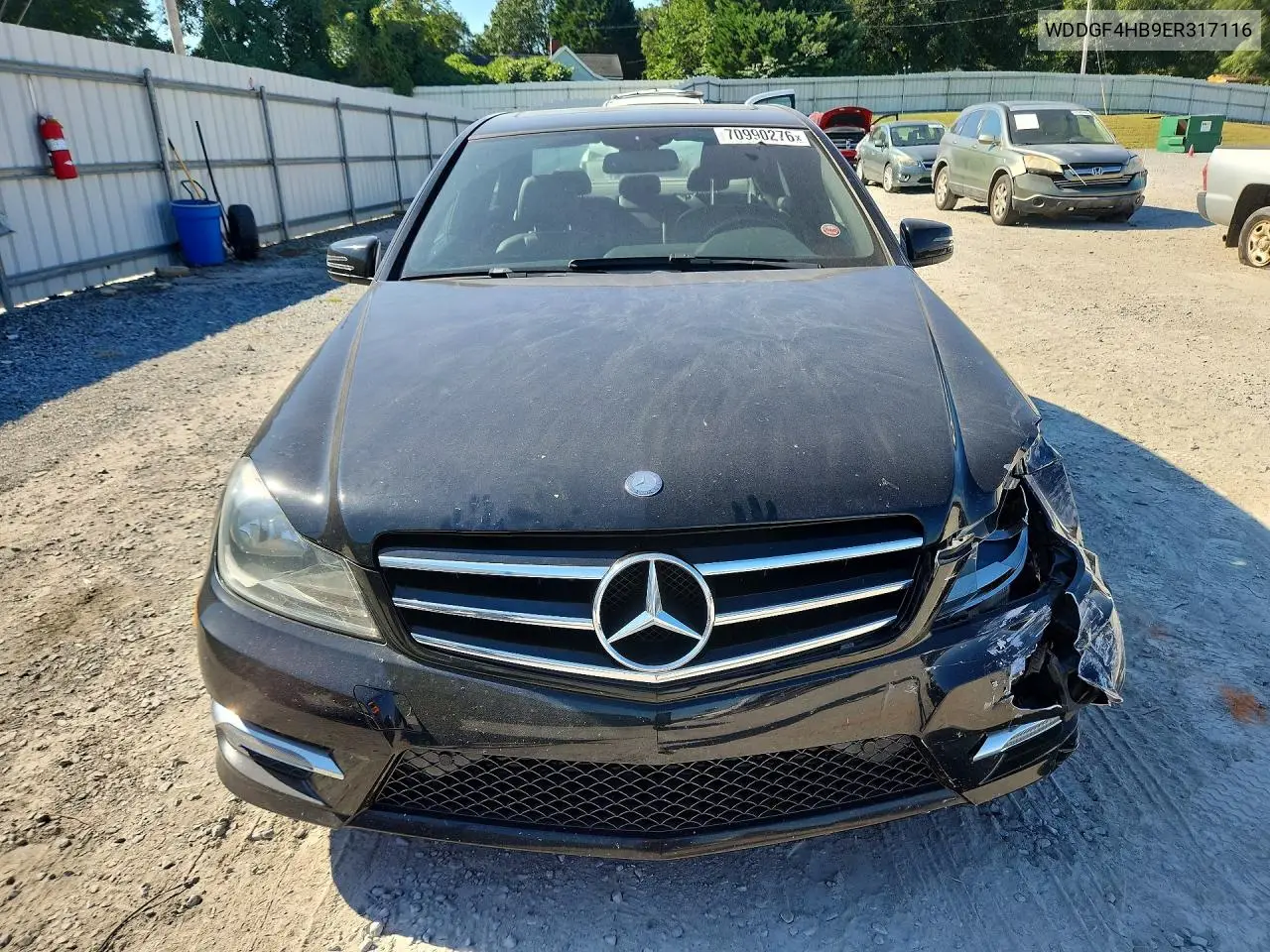 2014 MERCEDES C-KLASSE VIN WDDGF4HB9ER317116 — фото 5