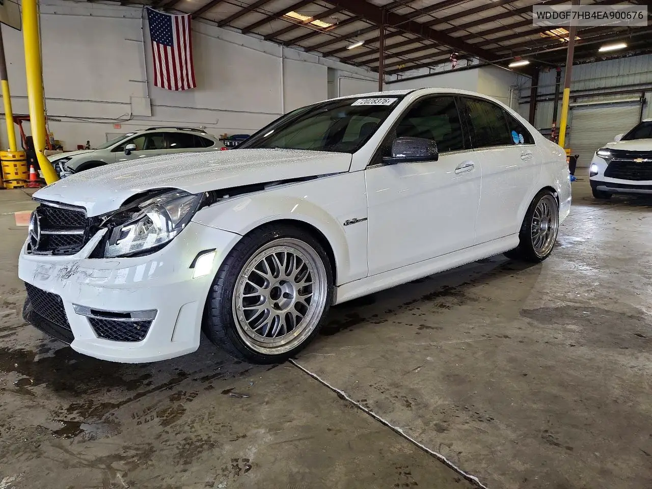 MERCEDES C-KLASSE 2014, VIN WDDGF7HB4EA900676