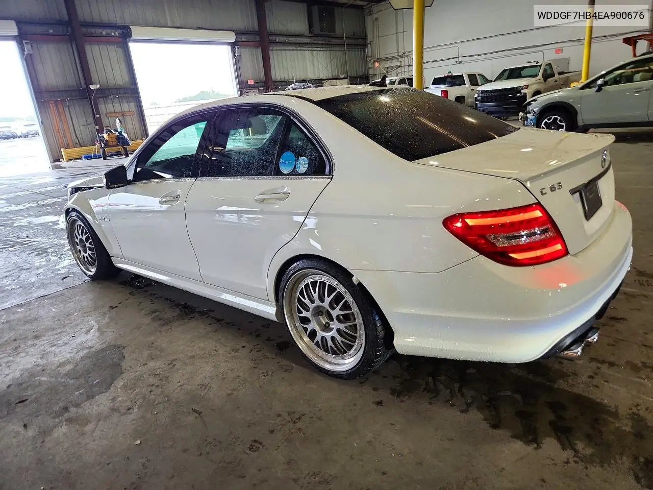 2014 MERCEDES C-KLASSE VIN WDDGF7HB4EA900676 — фото 2