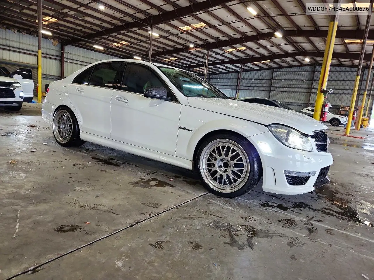 2014 MERCEDES C-KLASSE VIN WDDGF7HB4EA900676 — фото 4