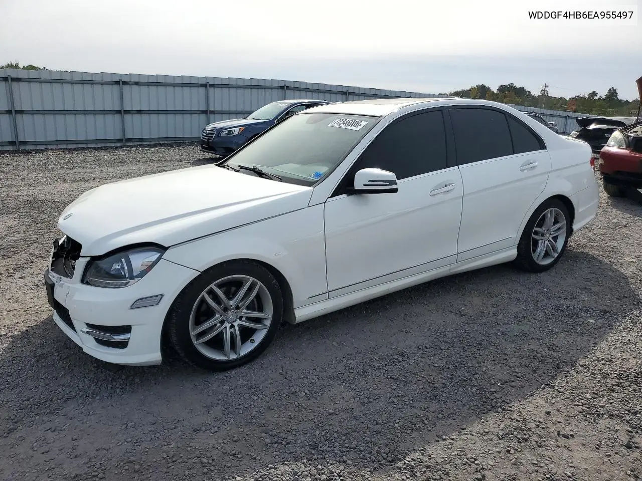 MERCEDES C-KLASSE 2014, VIN WDDGF4HB6EA955497