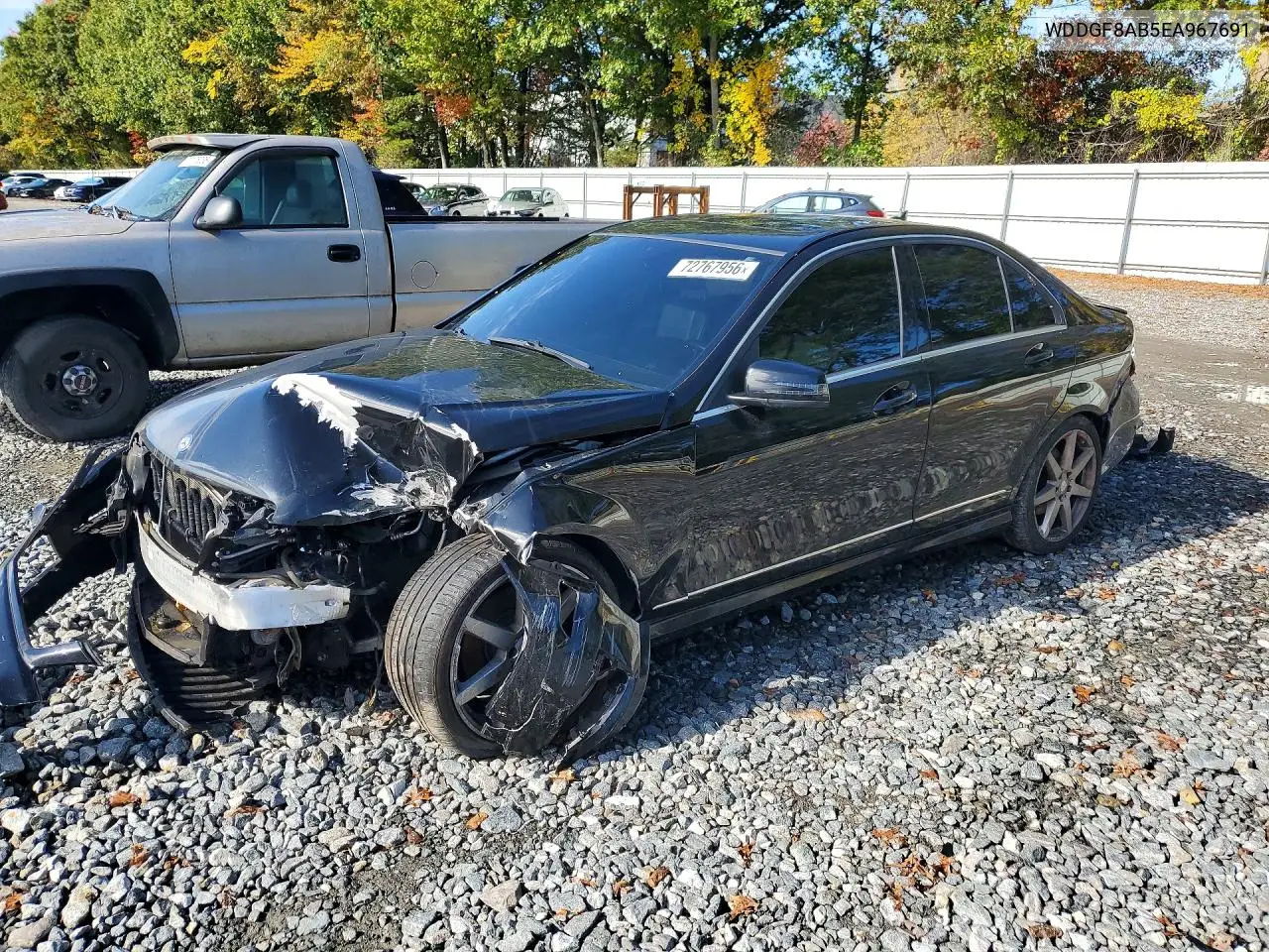 MERCEDES C-KLASSE 2014, VIN WDDGF8AB5EA967691