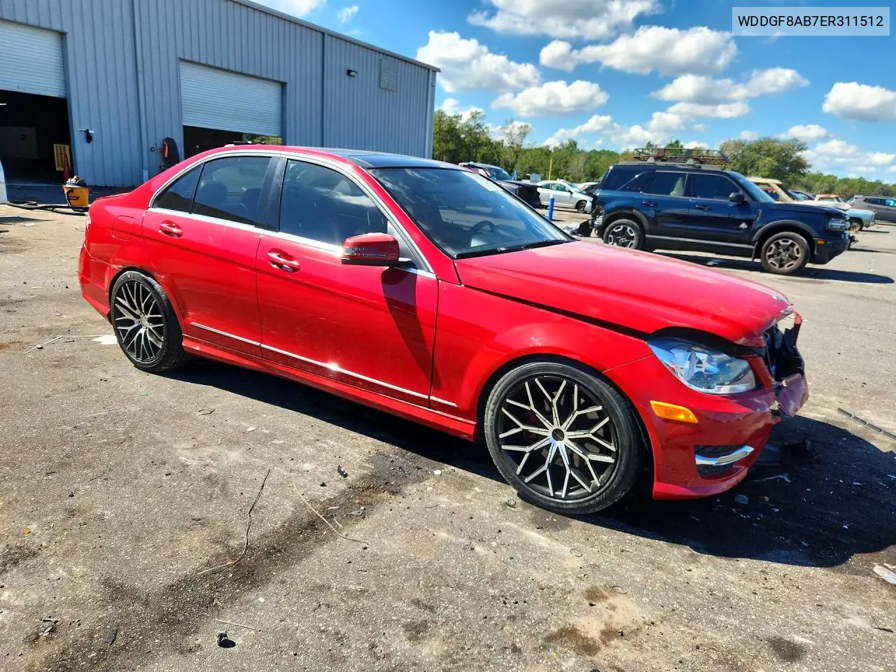 2014 MERCEDES C-KLASSE VIN WDDGF8AB7ER311512 — фото 4