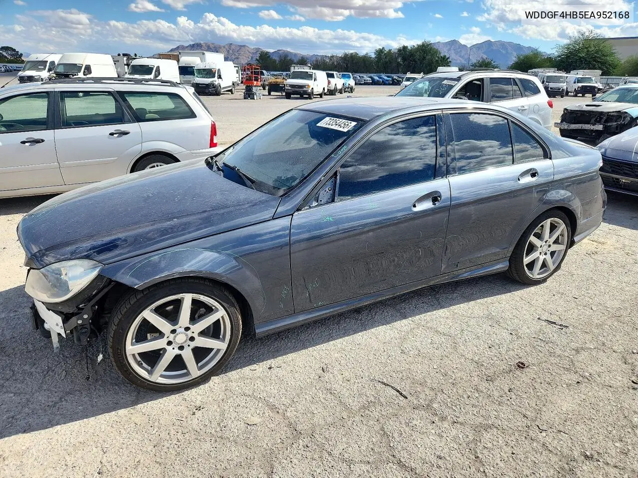 MERCEDES C-KLASSE 2014, VIN WDDGF4HB5EA952168