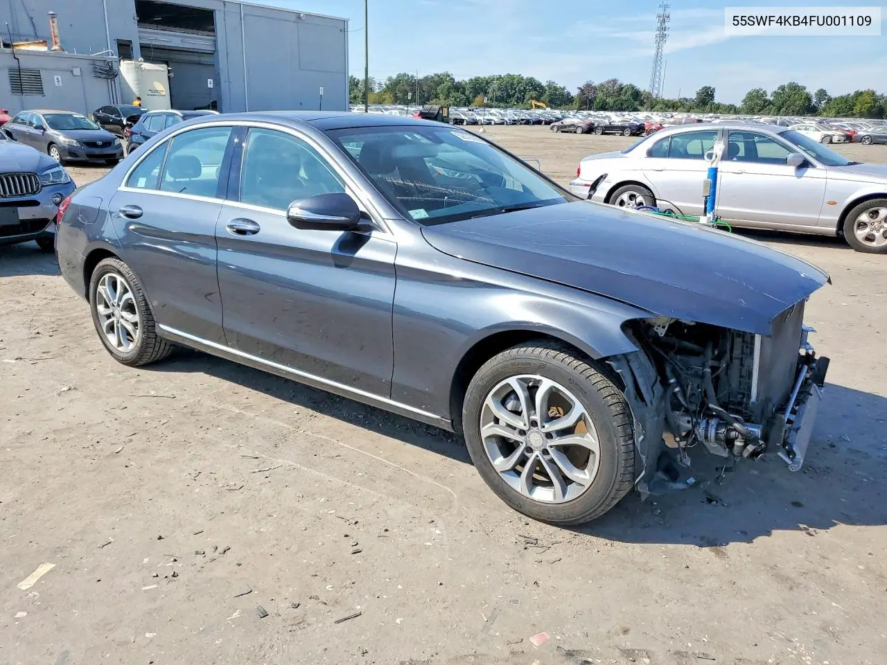 2015 MERCEDES C-KLASSE VIN 55SWF4KB4FU001109 — фото 4