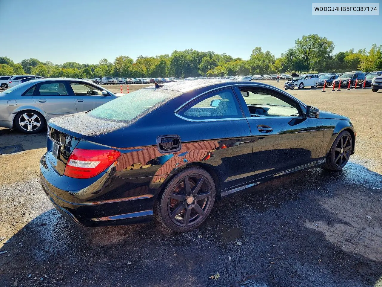 2015 MERCEDES C-KLASSE VIN WDDGJ4HB5FG387174 — фото 3