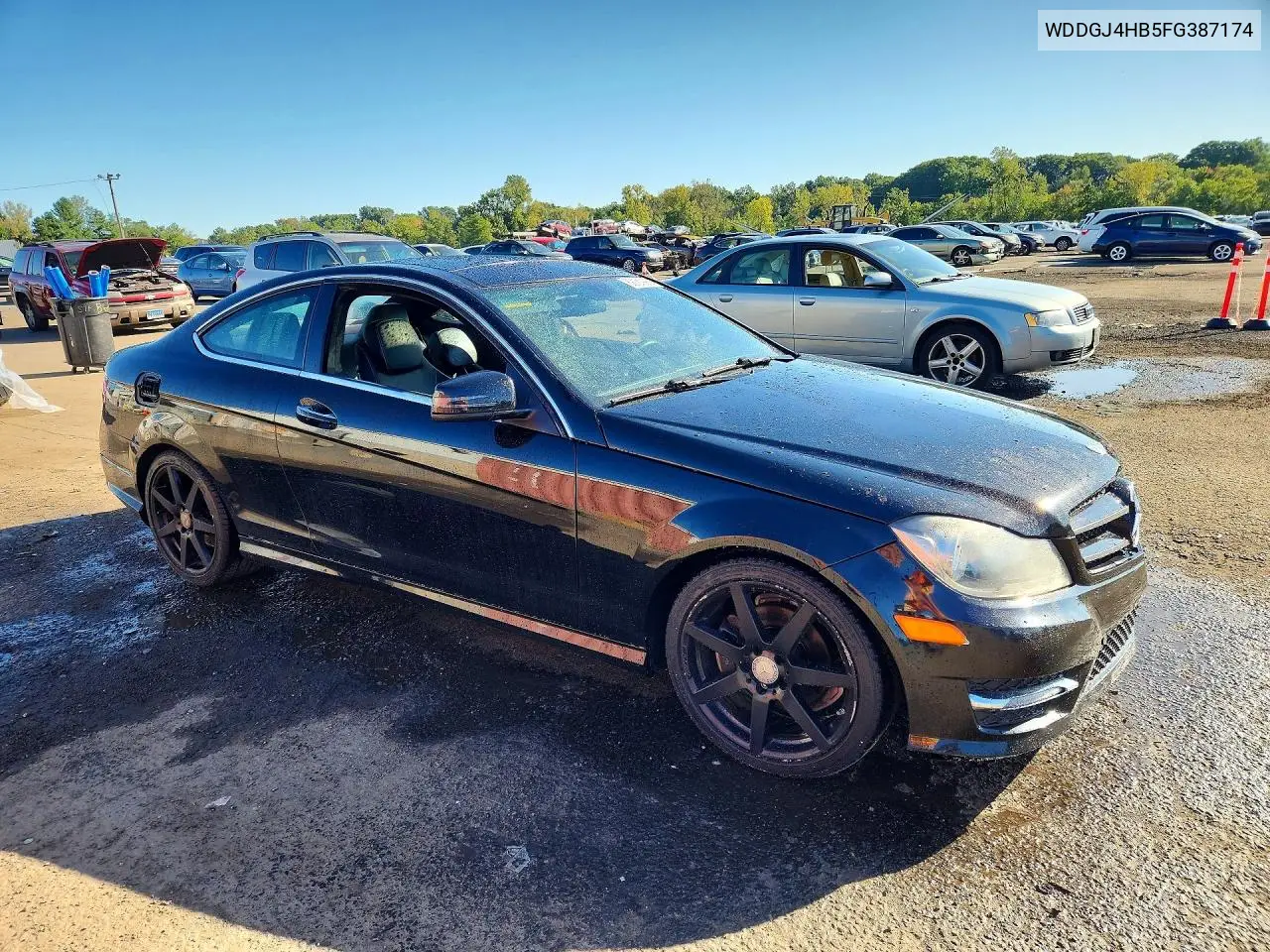 2015 MERCEDES C-KLASSE VIN WDDGJ4HB5FG387174 — фото 4