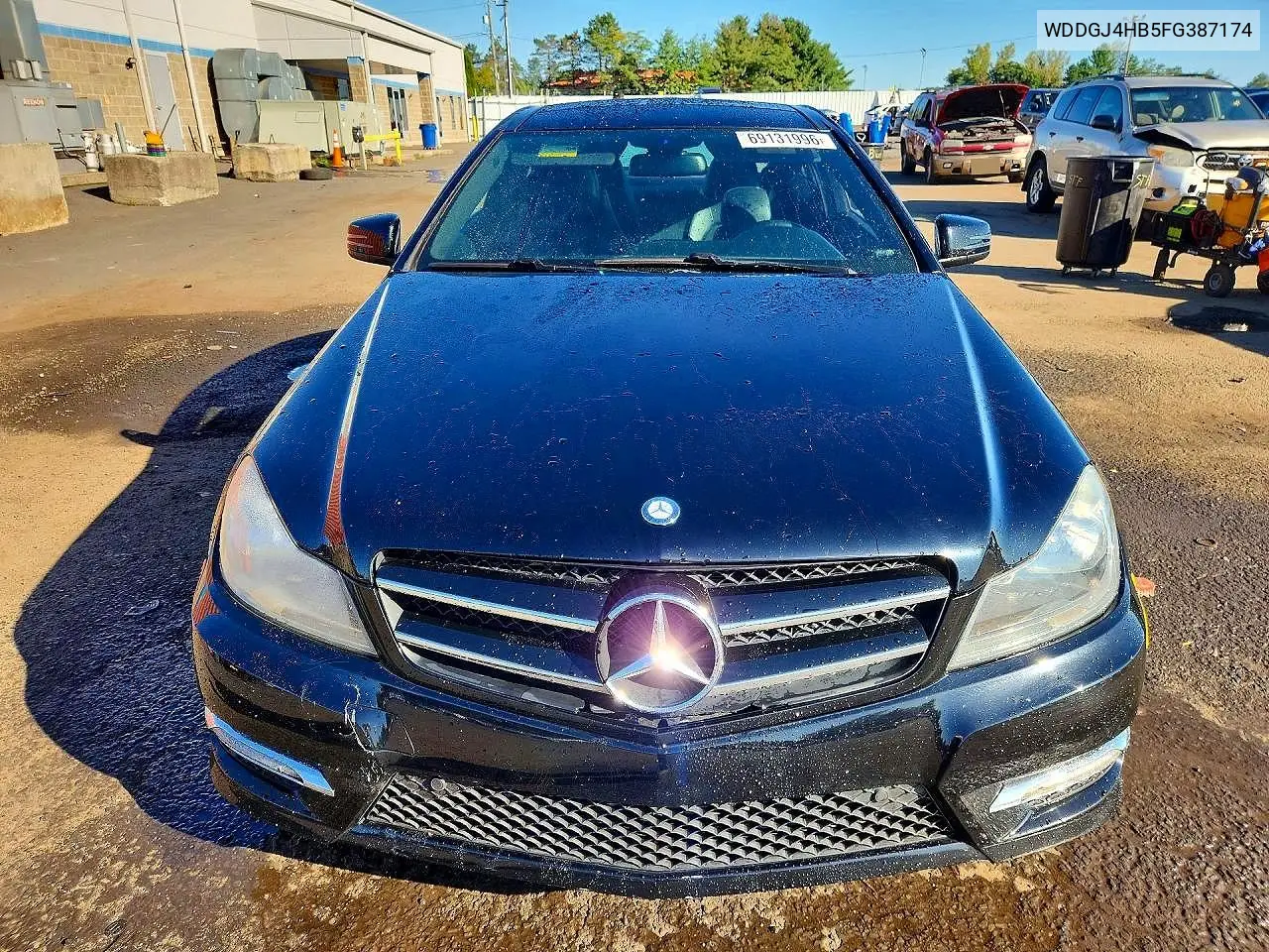 2015 MERCEDES C-KLASSE VIN WDDGJ4HB5FG387174 — фото 5