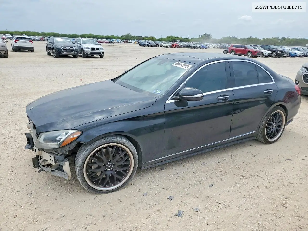 MERCEDES C-KLASSE 2015, VIN 55SWF4JB5FU088715