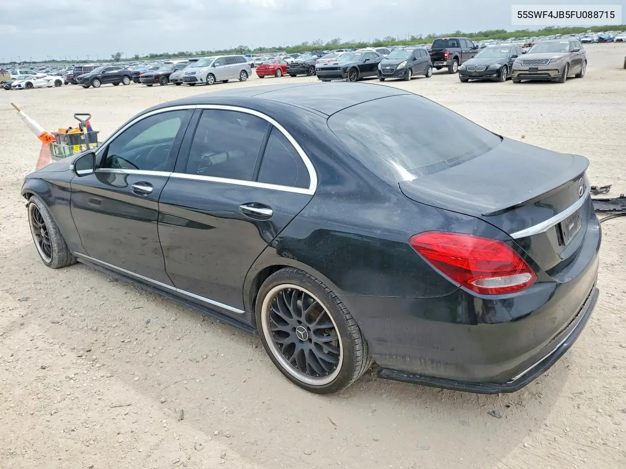 2015 MERCEDES C-KLASSE VIN 55SWF4JB5FU088715 — фото 2