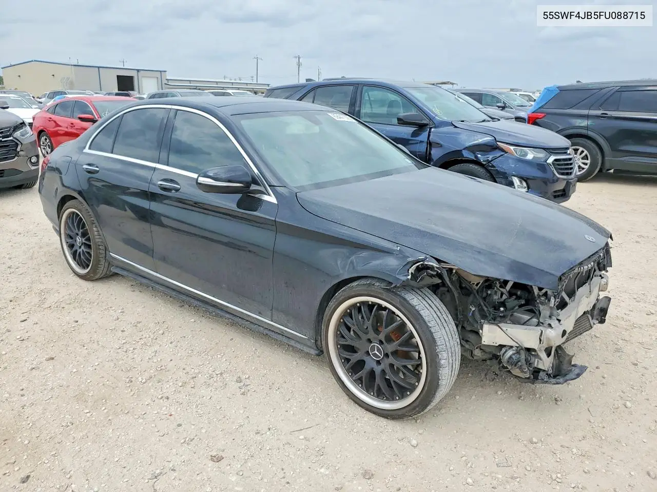 2015 MERCEDES C-KLASSE VIN 55SWF4JB5FU088715 — фото 4