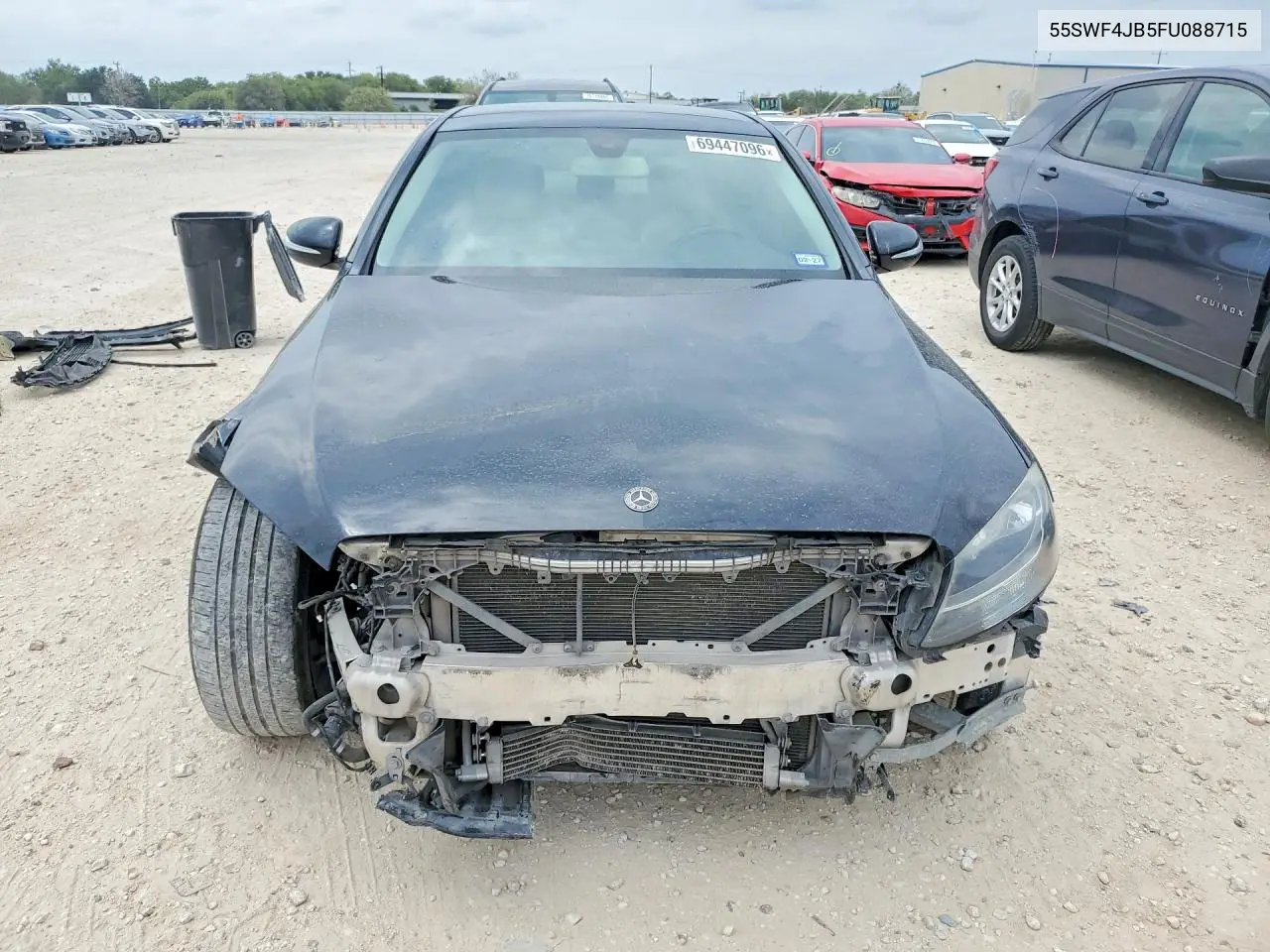 2015 MERCEDES C-KLASSE VIN 55SWF4JB5FU088715 — фото 5