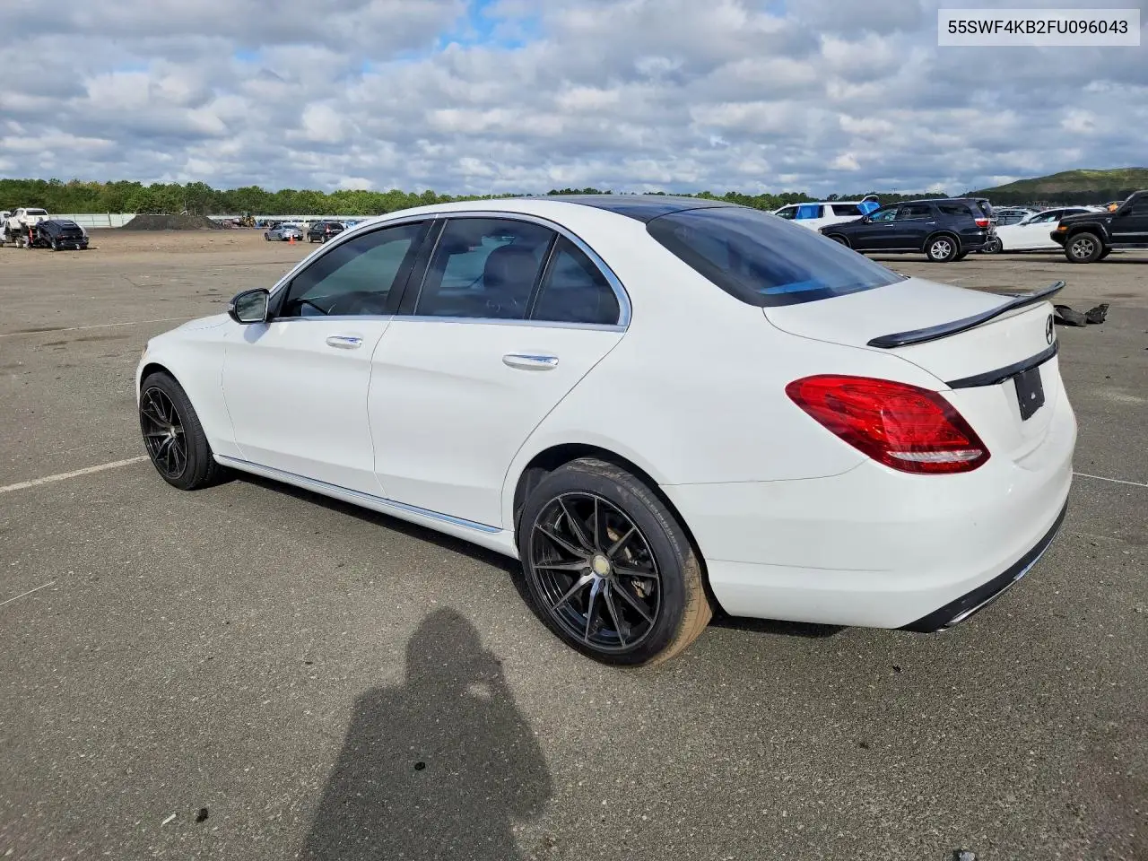 2015 MERCEDES C-KLASSE VIN 55SWF4KB2FU096043 — фото 2