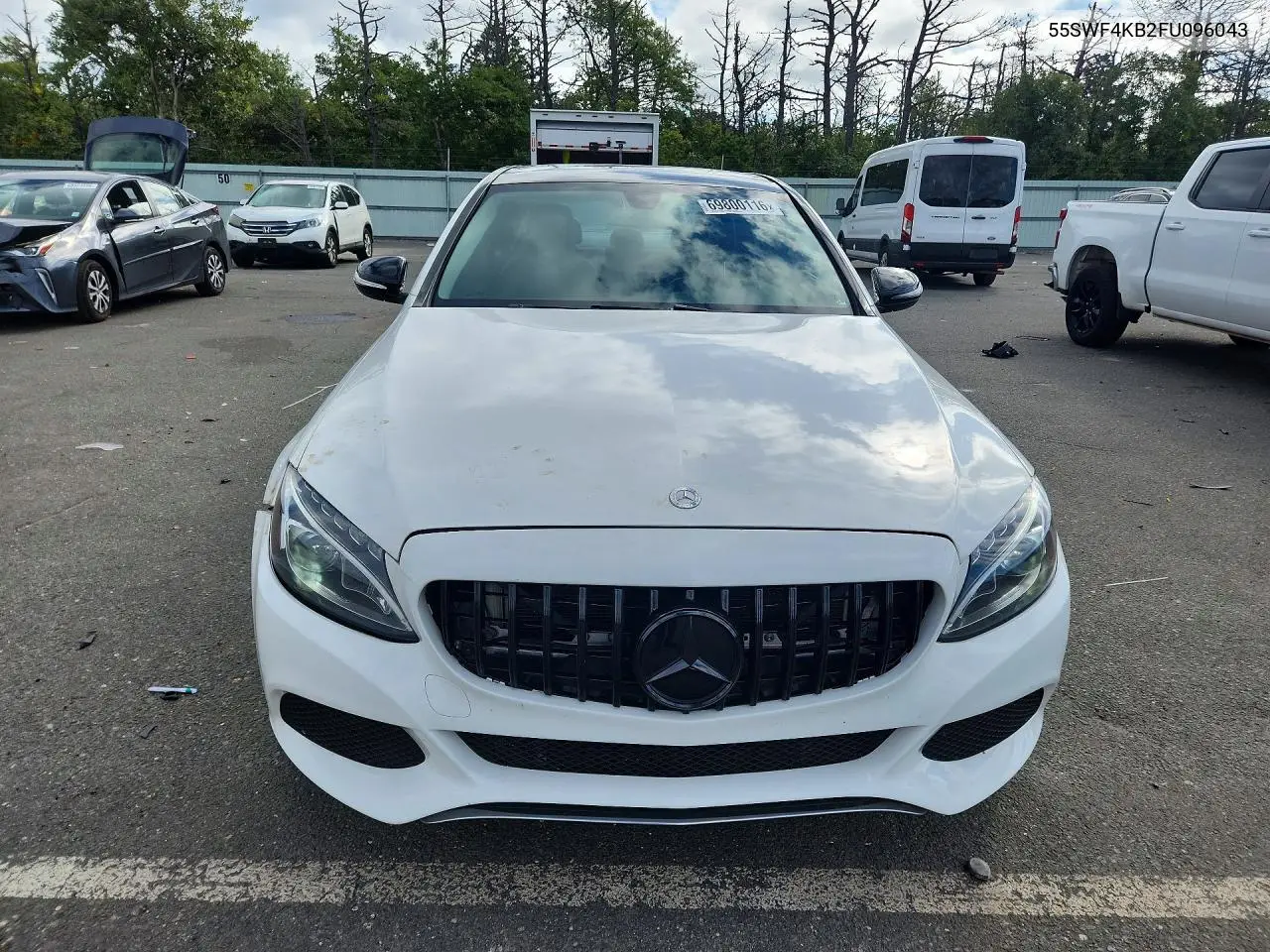 2015 MERCEDES C-KLASSE VIN 55SWF4KB2FU096043 — фото 5
