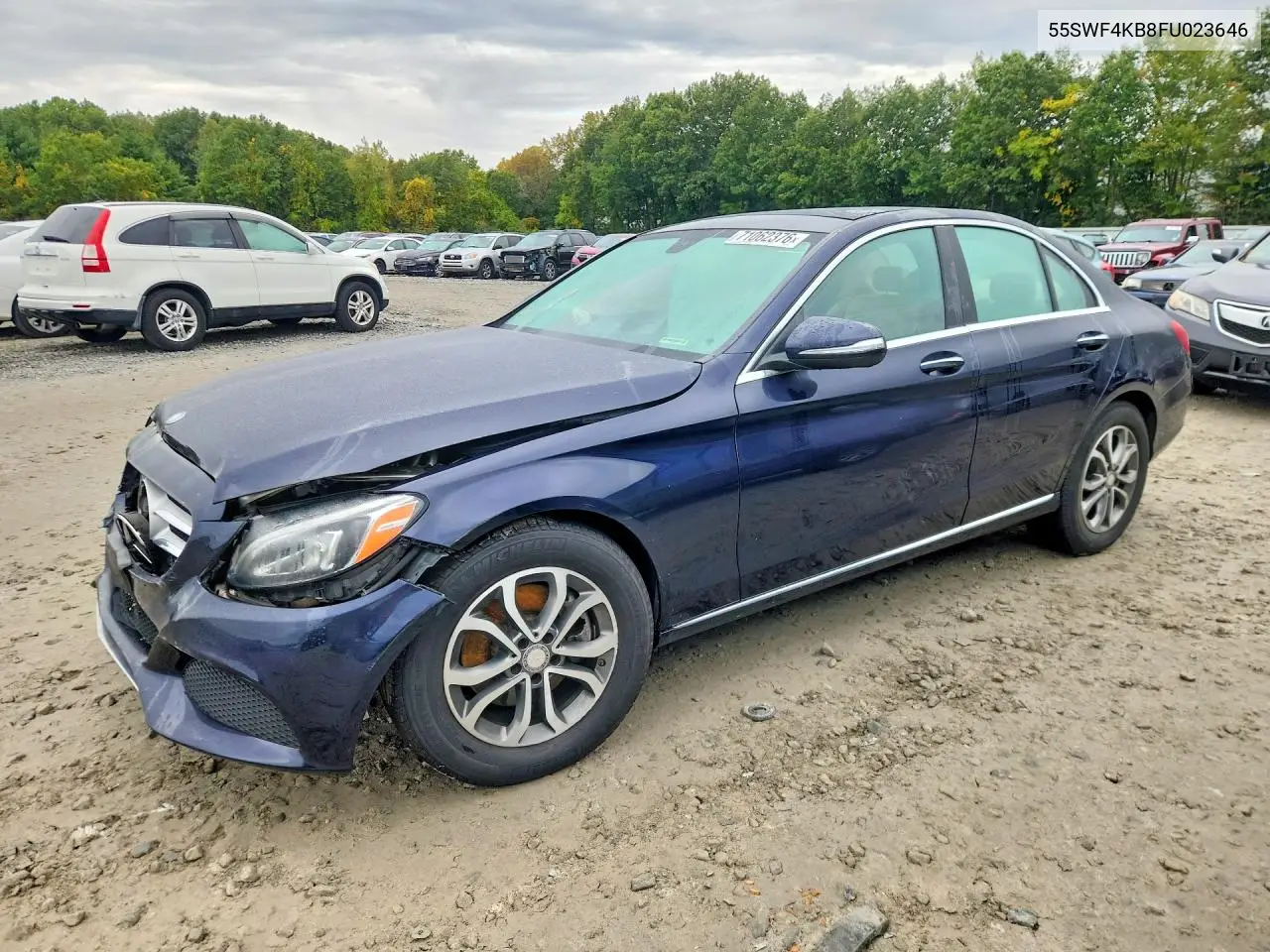 MERCEDES C-KLASSE 2015, VIN 55SWF4KB8FU023646