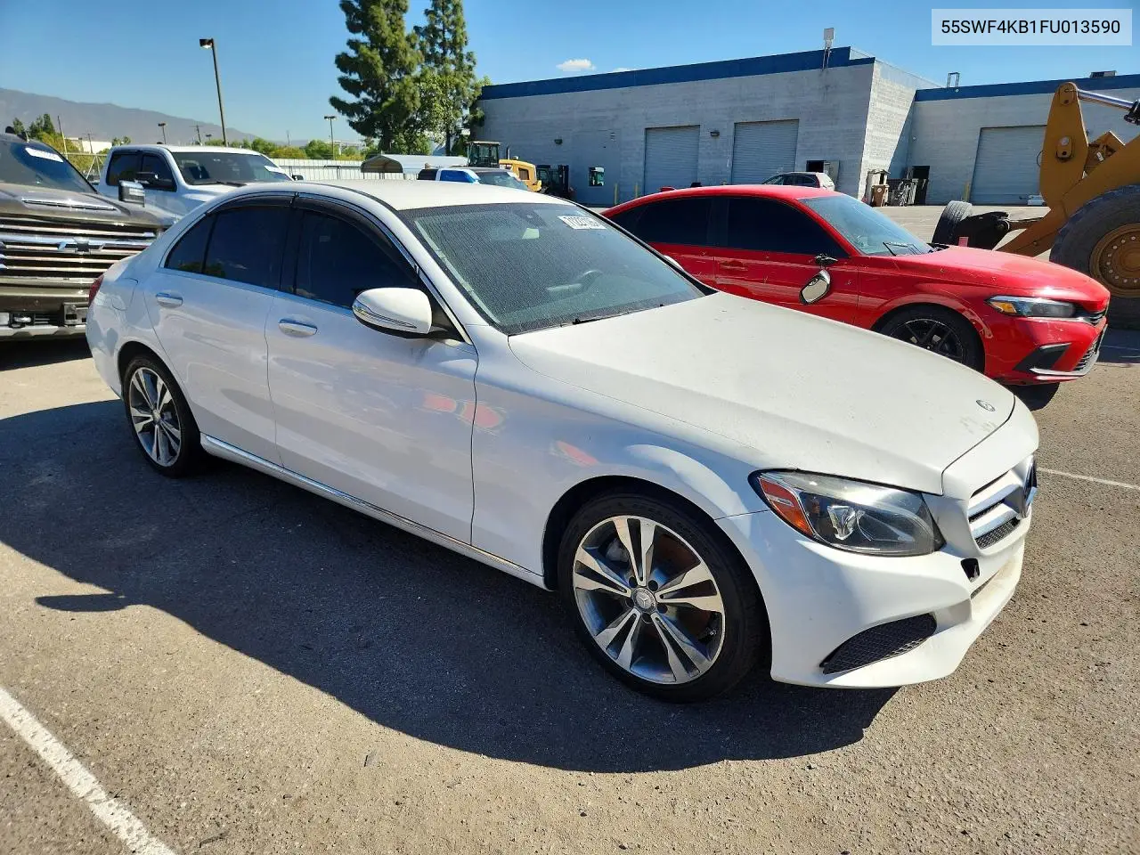 2015 MERCEDES C-KLASSE VIN 55SWF4KB1FU013590 — фото 4