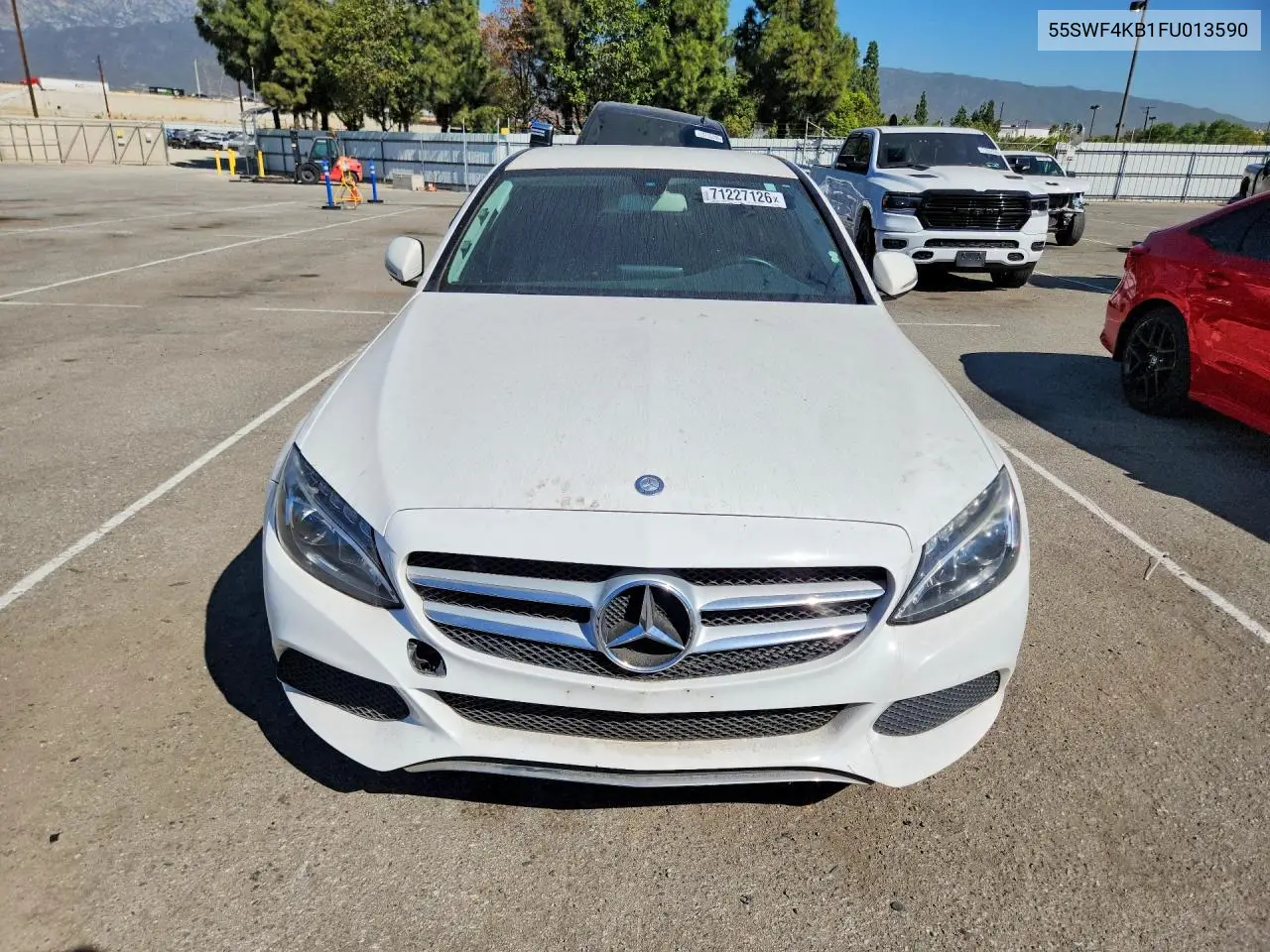 2015 MERCEDES C-KLASSE VIN 55SWF4KB1FU013590 — фото 5