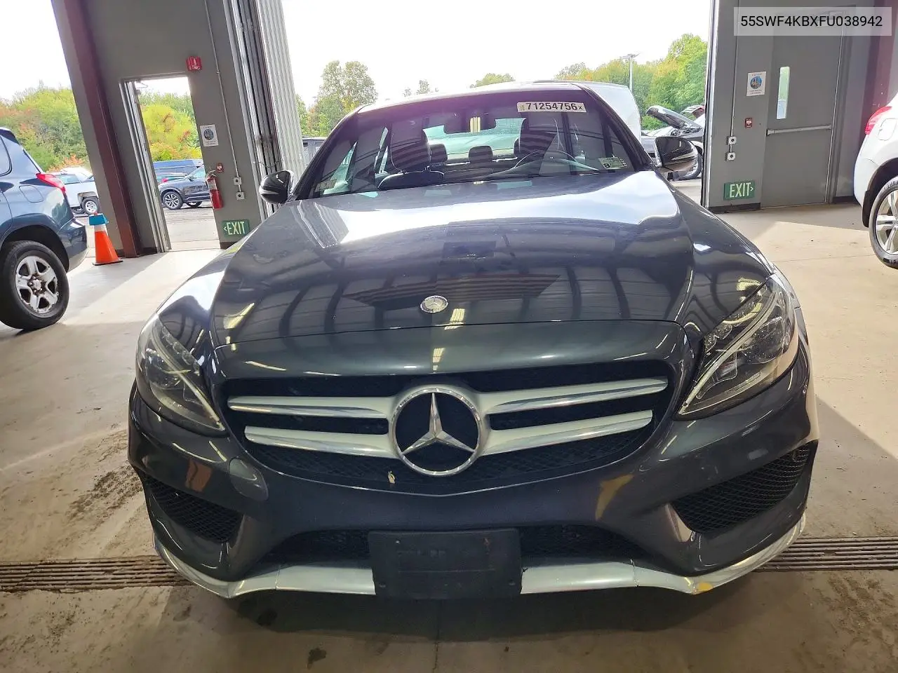 2015 MERCEDES C-KLASSE VIN 55SWF4KBXFU038942 — фото 5