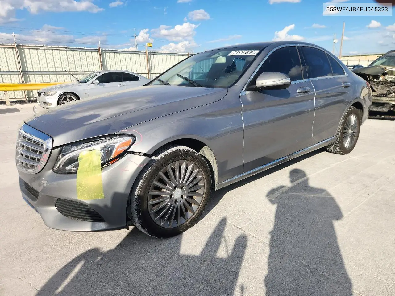 MERCEDES C-KLASSE 2015, VIN 55SWF4JB4FU045323