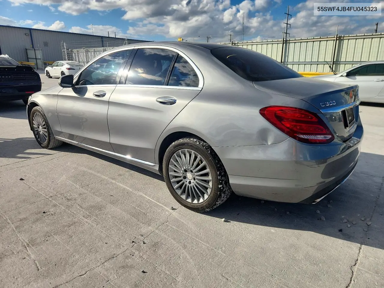 2015 MERCEDES C-KLASSE VIN 55SWF4JB4FU045323 — фото 2