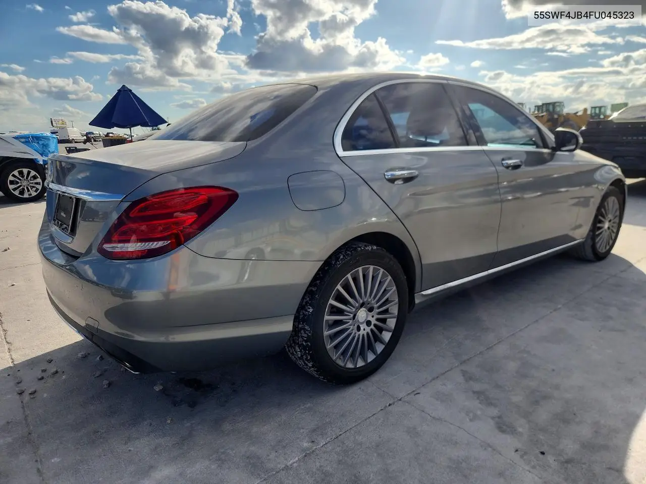 2015 MERCEDES C-KLASSE VIN 55SWF4JB4FU045323 — фото 3