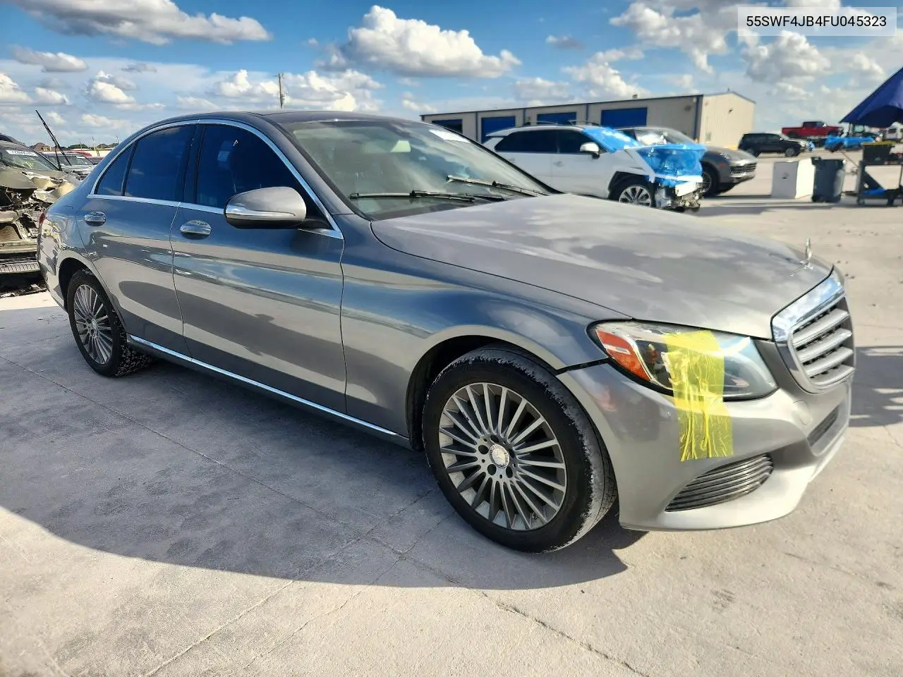 2015 MERCEDES C-KLASSE VIN 55SWF4JB4FU045323 — фото 4