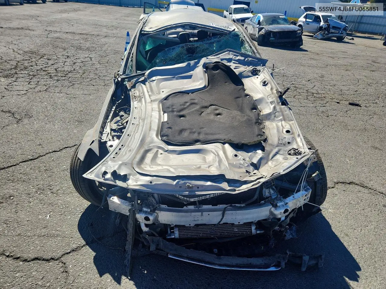2015 MERCEDES C-KLASSE VIN 55SWF4JB8FU065851 — фото 5