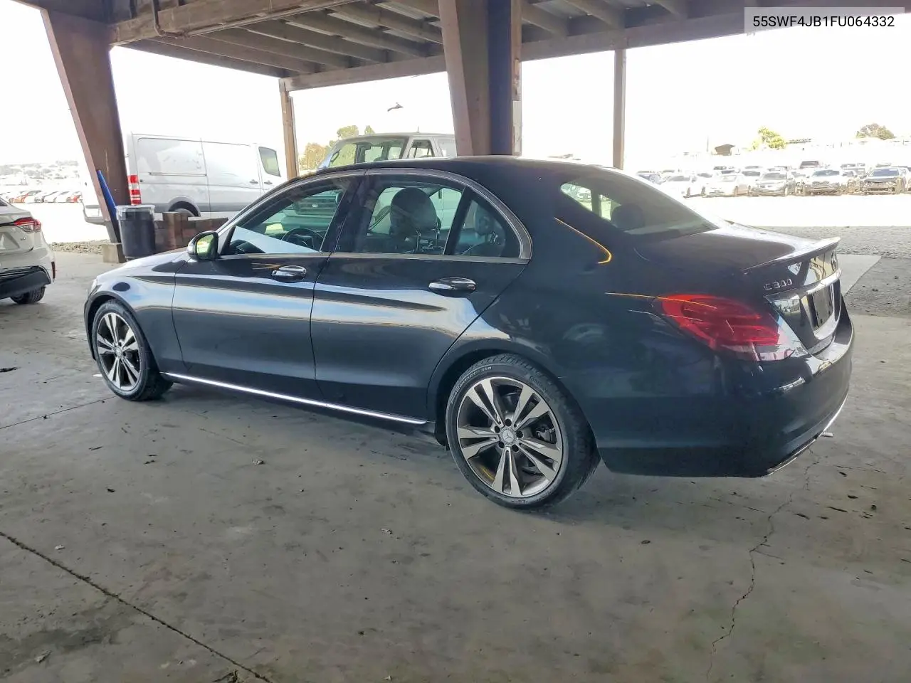 2015 MERCEDES C-KLASSE VIN 55SWF4JB1FU064332 — фото 2