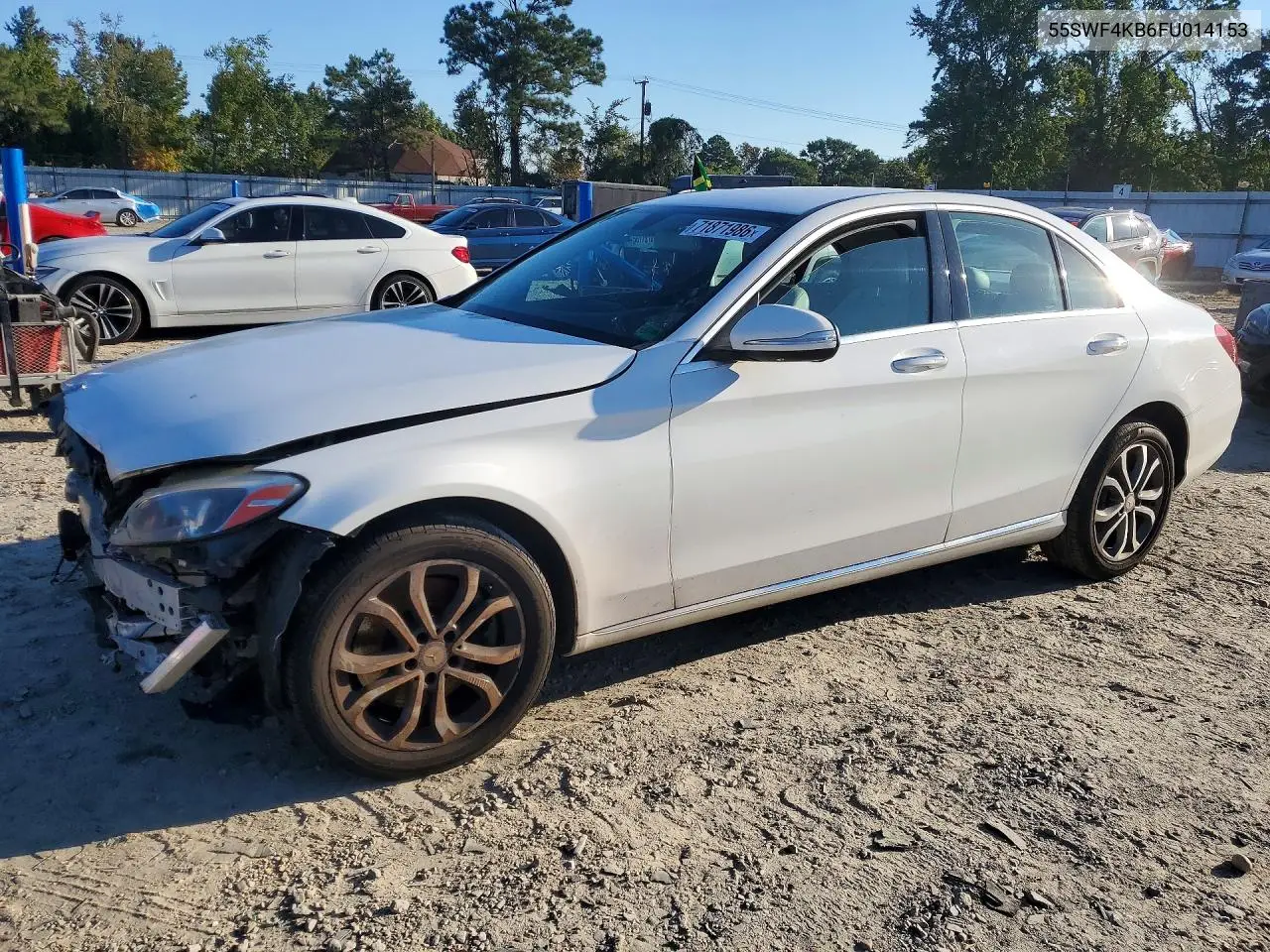 MERCEDES C-KLASSE 2015, VIN 55SWF4KB6FU014153