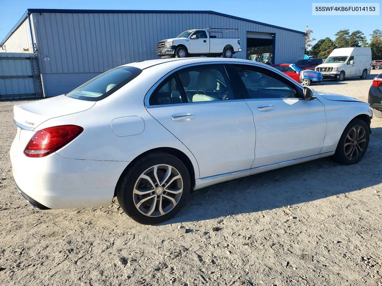 2015 MERCEDES C-KLASSE VIN 55SWF4KB6FU014153 — фото 3