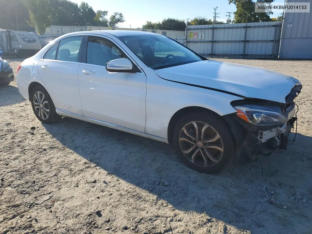 2015 MERCEDES C-KLASSE VIN 55SWF4KB6FU014153 — фото 4
